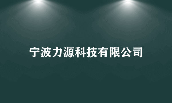 宁波力源科技有限公司