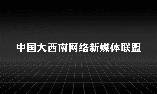 中国大西南网络新媒体联盟