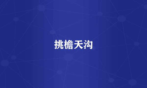 挑檐天沟
