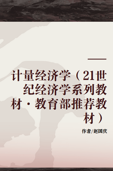 计量经济学（2001年中国人民大学出版社出版的图书）