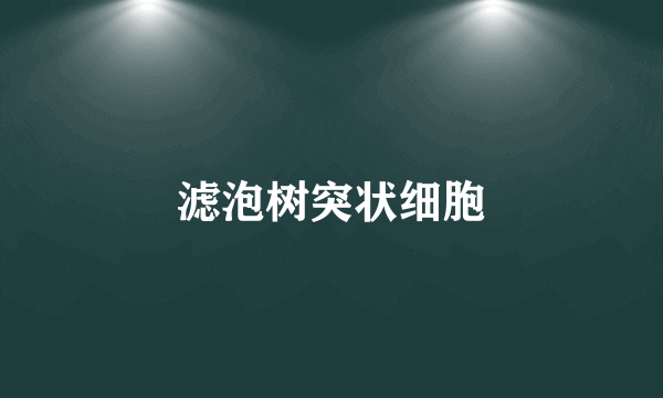 滤泡树突状细胞