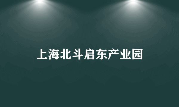 上海北斗启东产业园