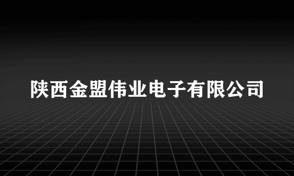 陕西金盟伟业电子有限公司