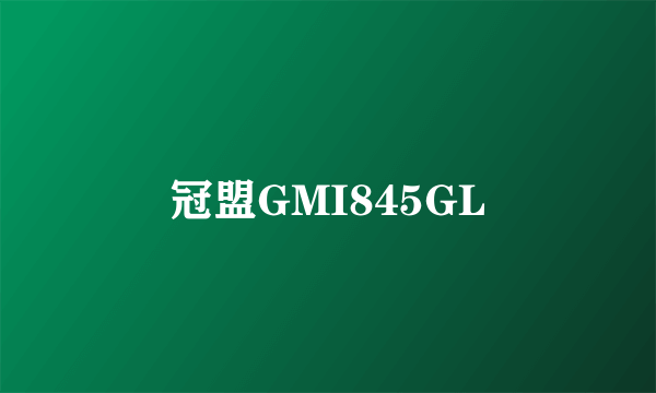 冠盟GMI845GL