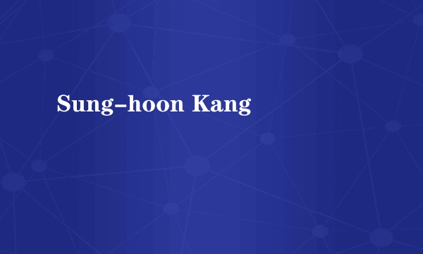 Sung-hoon Kang