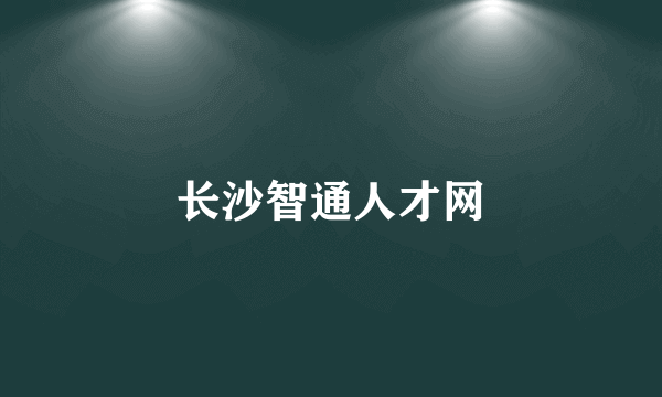 长沙智通人才网