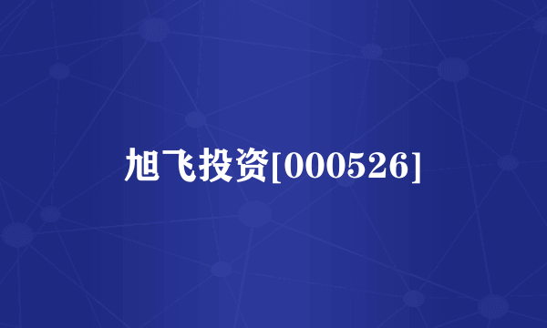旭飞投资[000526]