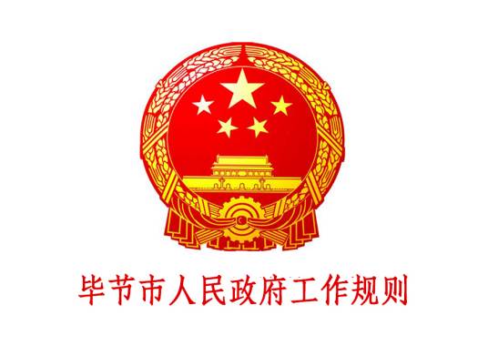 毕节市人民政府工作规则