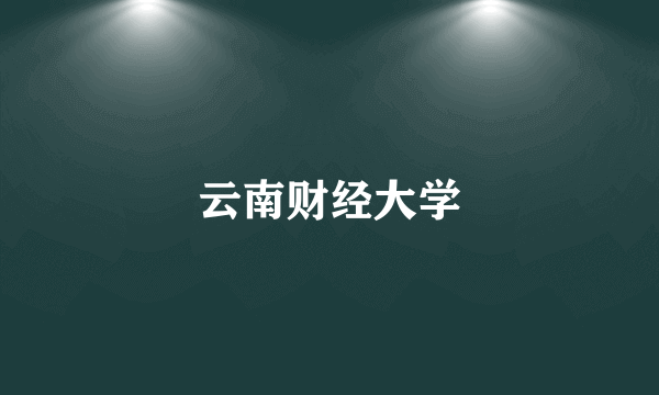 云南财经大学