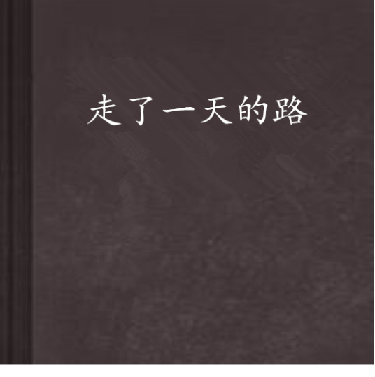 走了一天的路