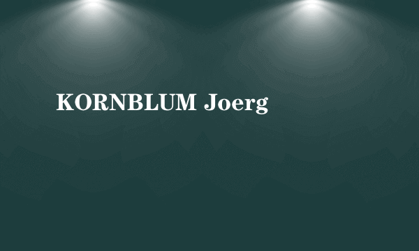 KORNBLUM Joerg