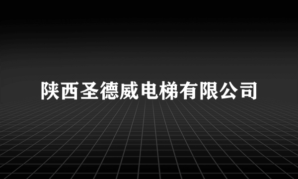陕西圣德威电梯有限公司