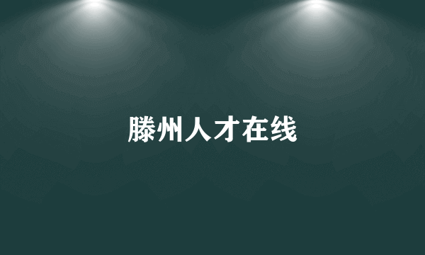 滕州人才在线
