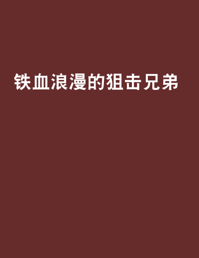 铁血浪漫的狙击兄弟