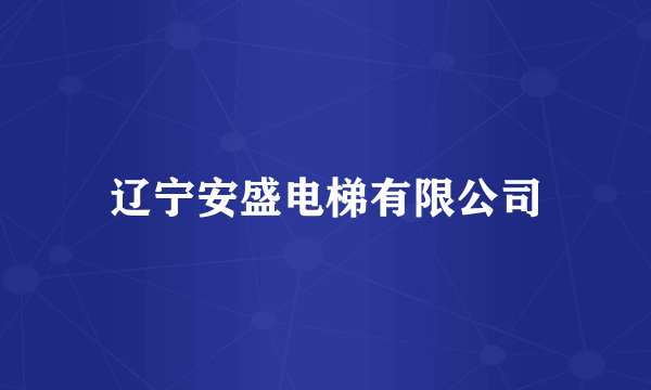 辽宁安盛电梯有限公司