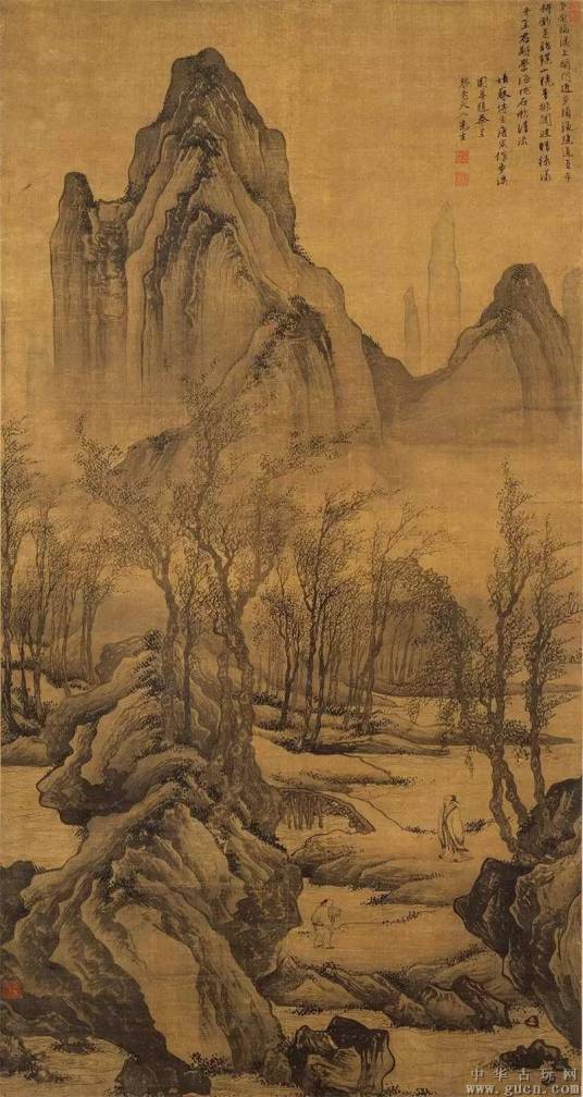步溪图（北京故宫博物院收藏的绘画类作品）