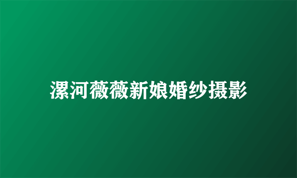 漯河薇薇新娘婚纱摄影