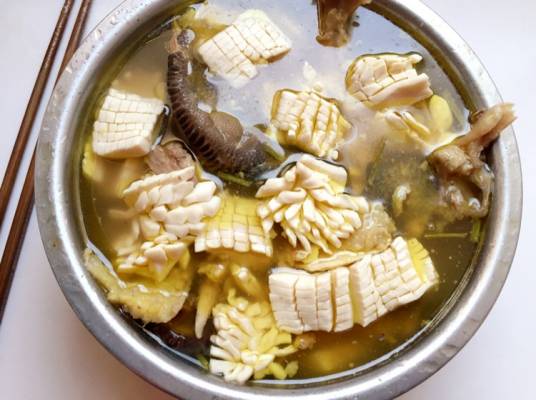 鸡汤豆腐花