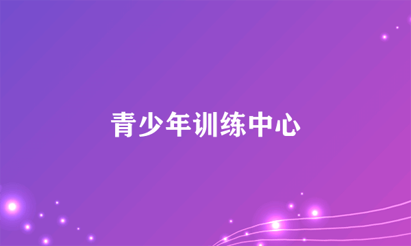 青少年训练中心