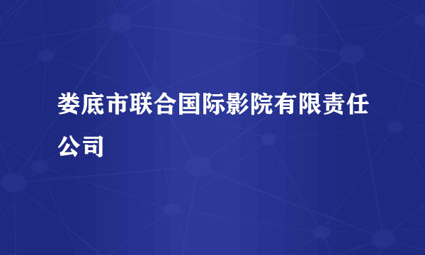 娄底市联合国际影院有限责任公司
