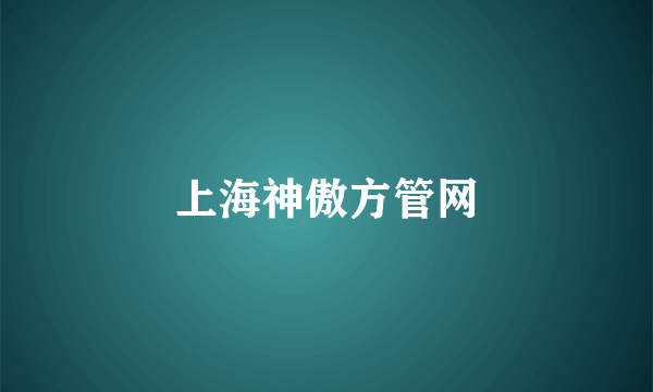上海神傲方管网