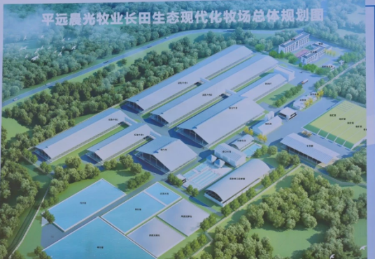 平远县晨光乳业基地