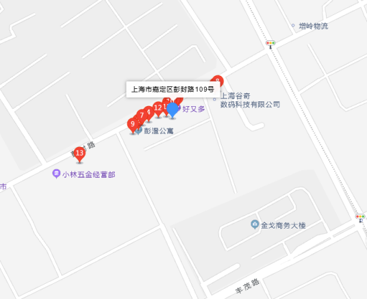 马陆彭封路109号