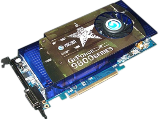 影驰9800GTX+上将版