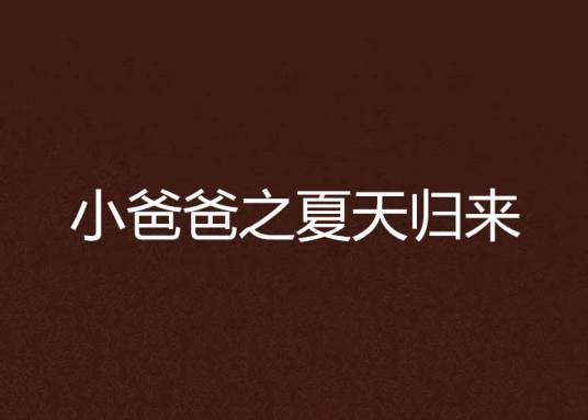 小爸爸之夏天归来