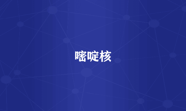 嘧啶核
