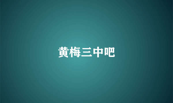 黄梅三中吧