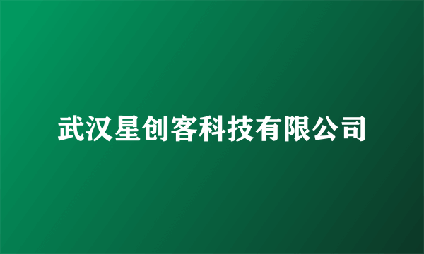武汉星创客科技有限公司