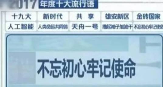 2017年度中国媒体十大流行语