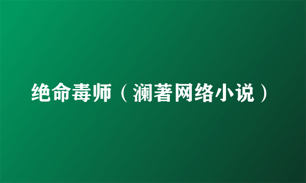绝命毒师（澜著网络小说）