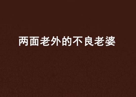 两面老外的不良老婆