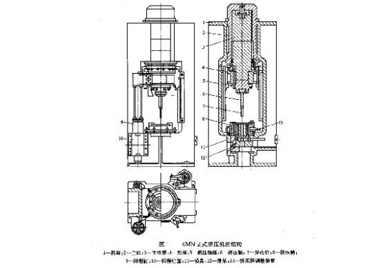 立式挤压机