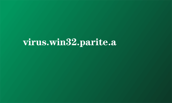virus.win32.parite.a