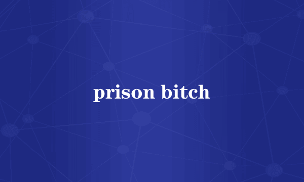 prison bitch