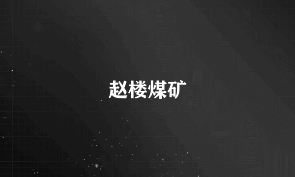 赵楼煤矿