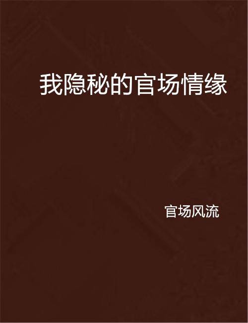 我隐秘的官场情缘