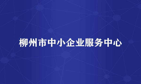 柳州市中小企业服务中心