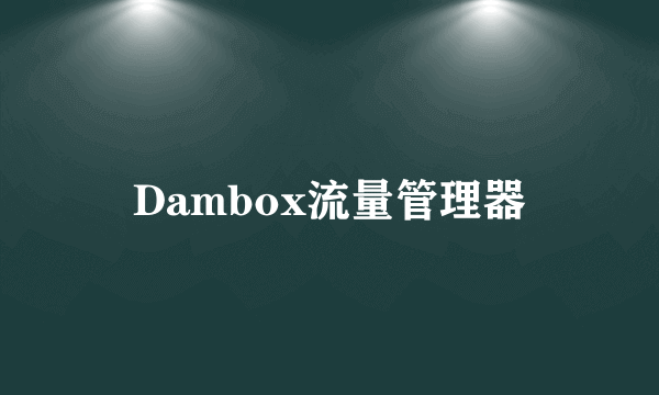 Dambox流量管理器