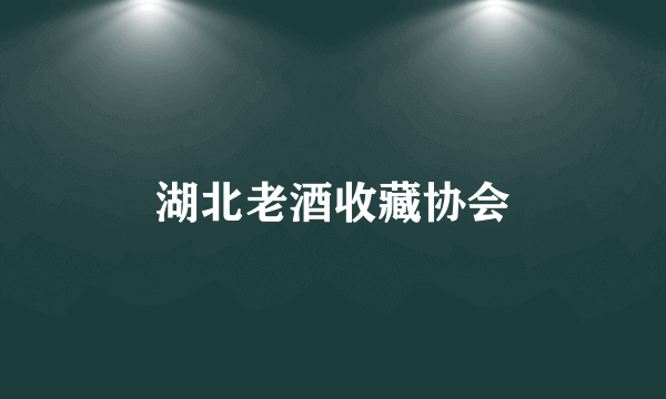 湖北老酒收藏协会