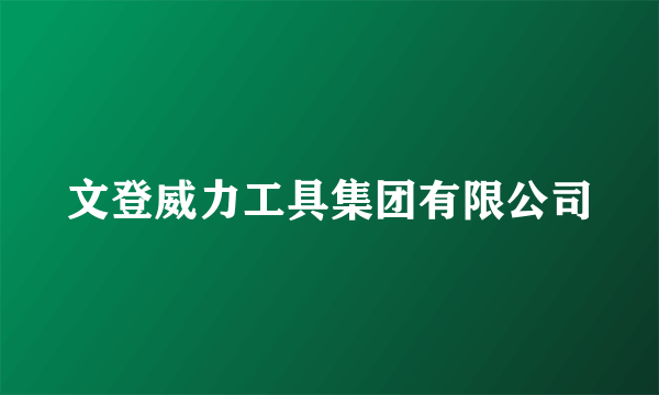 文登威力工具集团有限公司