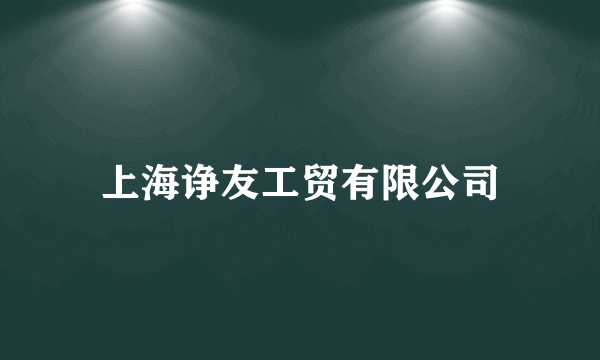 上海诤友工贸有限公司