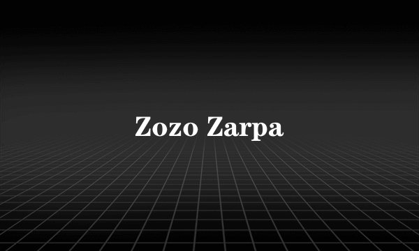 Zozo Zarpa