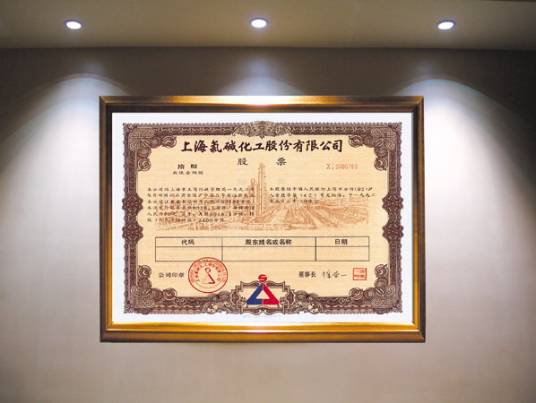 上海氯碱化工股份有限公司股票