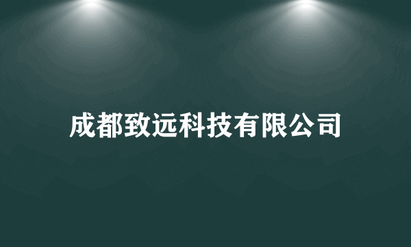 成都致远科技有限公司
