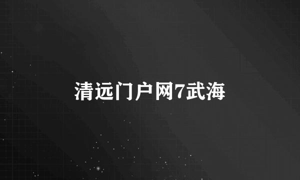清远门户网7武海