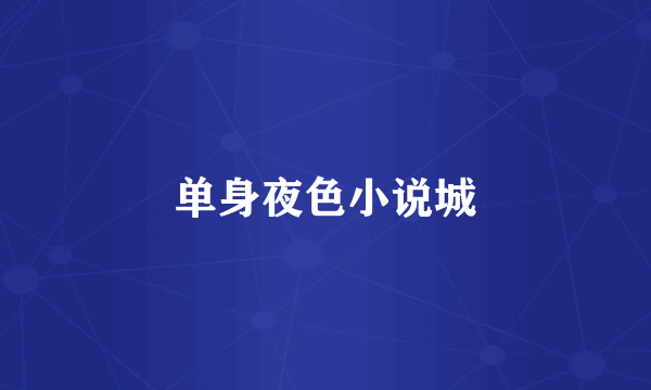 单身夜色小说城